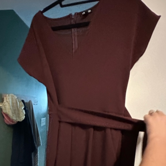 Express maroon jumpsuit - Picture 2 of 4